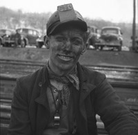 Coal miner at end of the day's work, Pittsburgh, Pennsylvania vicinity