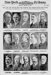 Here are the fifteen men who compose the General Board of Education. (LOC)