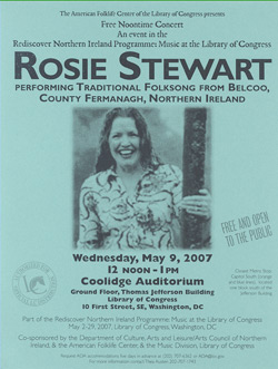 Rosie Stewart flyer