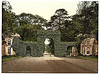 [Eglington Castle, entrance gates, Irvine, Scotland] (LOC)