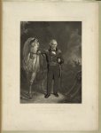 Zachary Taylor, full-length portrait, standing beside horse, facing front.