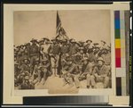 [Colonel Roosevelt and his Rough Riders at the top of the hill which they captured, Battle of San Juan]