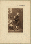 [Vice-President John Adams, full-length portrait, standing next to globe, facing left, holding document]