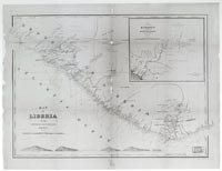 1870 map of the Liberian coast