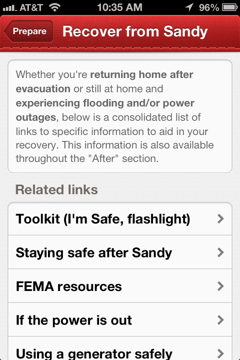Photo: Are you or your family recovering from Sandy? You can find tips and resources in our Hurricane App. 

Go to the Prepare section and then tap on Recover from Sandy.

Download the app: http://3cu.be/hc3

View tips in your browser here: http://www.redcross.org/find-help/disaster-recovery