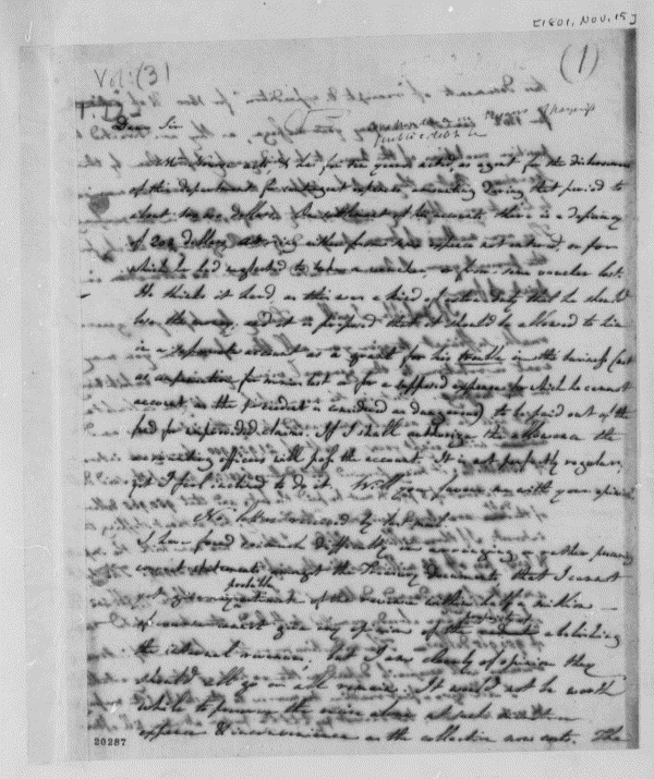 Image 2 of 1218, Albert Gallatin to Thomas Jefferson, November 15, 