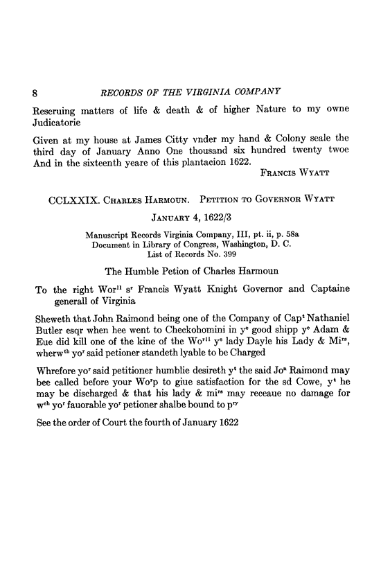 Image 26 of 670, Susan Myra Kingsbury, editor. Records of the Virgi