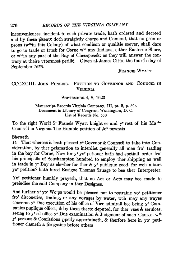 Image 304 of 670, Susan Myra Kingsbury, editor. Records of the Virgi