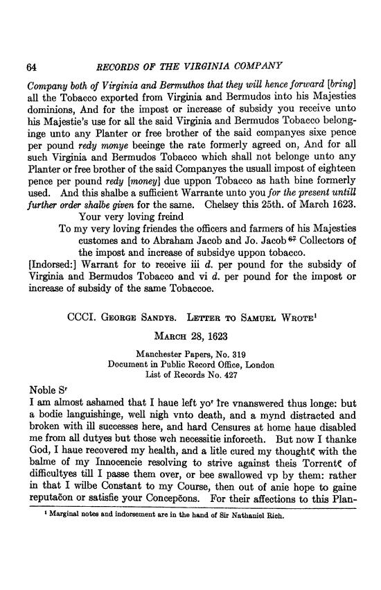 Image 82 of 670, Susan Myra Kingsbury, editor. Records of the Virgi