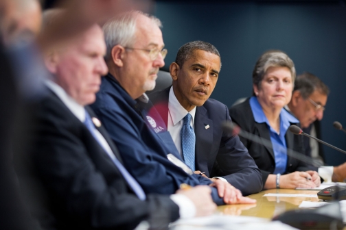 President Obama at FEMA Briefing