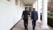 President Obama Walks With Jack Lew On The Colonnade