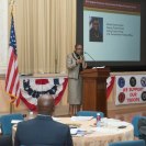 Photo: Acting Public Printer Davita Vance-Cooks delivers the keynote address focusing on GPO’s Strategic Plan and use of digital technology to transform the agency into the digital information platform for the Federal Government and provider of secure credentials.