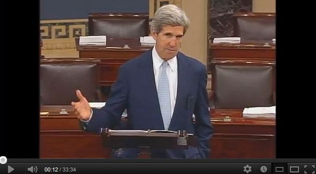 Kerry Talks Global Climate Change on Senate Floor