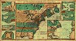 Carte des possessions angloises & françoises du continent de
