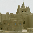 Panorama of a Malian desert city