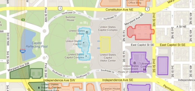 Map of Capitol Hill