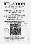 Relation de ce qui s'est passé en la Nouvelle-France en l'année 1634