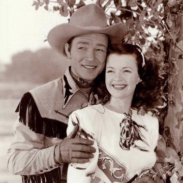 Photo: http://lcweb4.loc.gov/natlib/ihas/service/afc9999005/AFS_5374_A1-6314/0582r.jpg

Happy Birthday to Roy Rogers (1911-1998).  Rogers was an actor and singer who was also one of the most heavily marketed stars of his era, starring in over 100 movies and giving his name to a popular restaurant chain.  Although he was not a working cowboy, many real cowboys loved his songs and his films. He also sang some real cowboy songs, including "The Night Herding Song," which he performed with his wife, Dale Evans.   "The Night Herding Song" was collected by John Lomax from Harry Stephens, a one-time student of his at Texas A&M University, who was also a working cowboy.  Years after publishing Stephens's version in print, Lomax reunited with his friend Stephens and made a sound recording of the song for the Library of Congress, which you can hear at the AFC archive.  At the link below, hear Roy Rogers and Dale Evans sing "The Night Herding Song."  At the link above, see the AFC catalog card for the song.

http://www.myspace.com/music/player?sid=38793322&ac=now