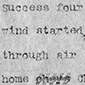 Telegram of First Flight