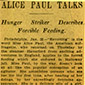 Alice Paul Talks