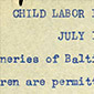 Child Labor in the Canning Industry of Maryland