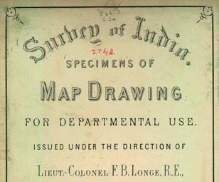 Survey of India: Specimens of Map Drawing