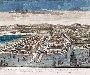 View of the Island and the City of Batavia Belonging to the Dutch, for the India Company