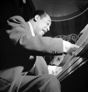 Portrait of Duke Ellington, Aquarium, New York, N.Y., between 1946 and 1948. By William P. Gottlieb.