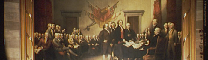 Signing of the Declaration of Independence. John Trumbull