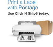 Print a Label with Postage. Use Click-N-Ship® today