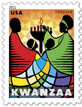 Image of Kwanzaa Forever stamp.