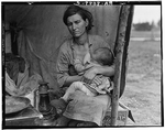Migrant agricultural worker's family.  [mother nursing baby].