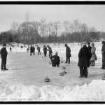 Curling in Central Park, New York (1900-1906)