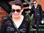 Looks like it's good news! Lea Michele is giddy and Gleeful as she leaves a casting meeting