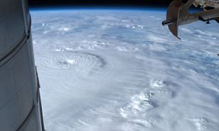 This NASA still image released December 4, 2012 of Super Typhoon Bopha 