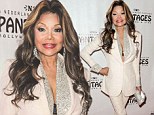 La Toya Jackson dazzled fellow theatre-goers in a sparkling pink suit 