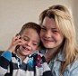 Little hero: Aaron Green, 3, managed to save his mums life by calling for help using her mobile phone, despite having never used one before