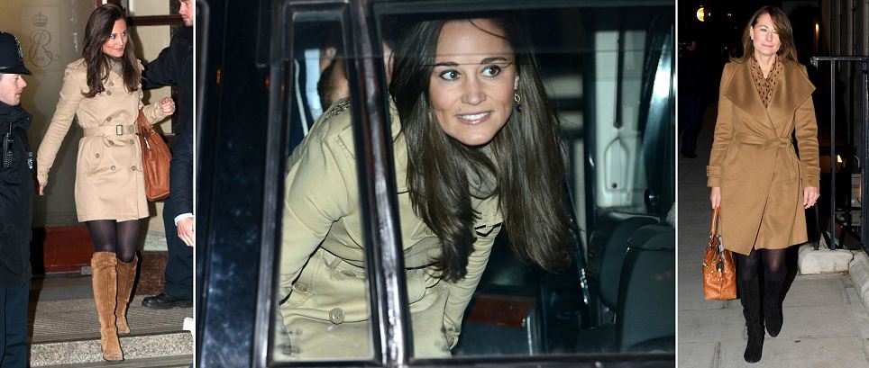 Pippa and Carole at the hospital