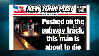NY Post Takes Heat Over Haunting Subway Death Pic