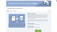 Facebook's Latest Privacy Changes Put to a Vote