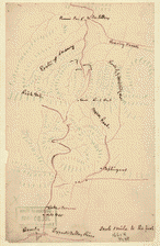 [Map of the Rich Mountain battlefield, W. Va. July 11-12, 1861]