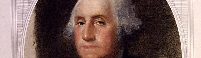 George Washington. Portrait by Gilbert Stuart c1929.