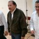 De izquierda a derecha, los presidentes Porfirio Lobo, de Honduras, Daniel Ortega, de Nicaragua, y Mauricio Funes, de El Salvador, se reunieron el martes 4 de diciembre.