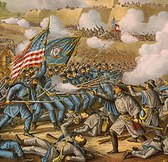 Battle of Williamsburg--Gen. Hancock's charge, May 5, 1862.