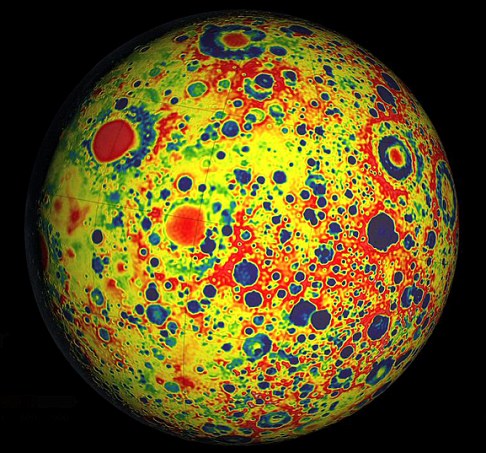The incredible images that reveal the full extent of the moon's battered past