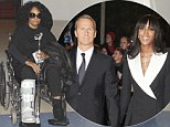 EXCLUSIVE: Diana Ross sports cast after breaking ankle at Naomi Campbell's billionaire boyfriend's birthday bash