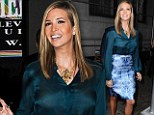 She's coming up roses! Ivanka Trump is the business in a blue and white floral optical illusion pencil skirt 