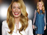 Flawless... whatever the time of day! Cat Deeley glows at breakfast event before turning up the glamour for fashionable night out