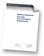 Mobilize SharePoint Securely: Top 5 Enterprise Requirements