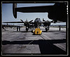 A fast, hard-hitting new A-20 [i.e., B-25] attack bomber is brought for a test hop to the flight line at the Long Beach, Calif., plant of Douglas Aircraft Company (LOC) by The Library of Congress